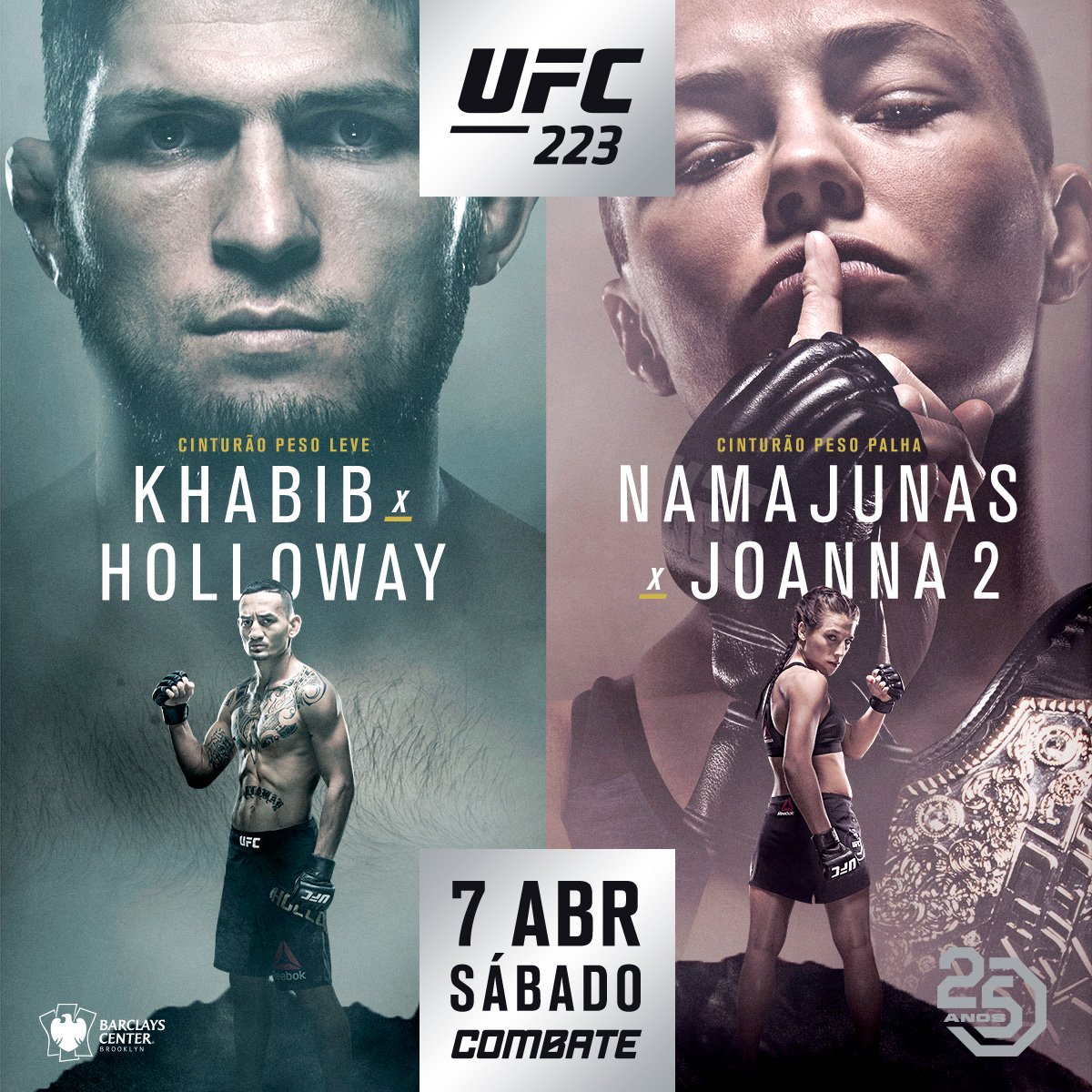 Poster/affiche UFC 223 - New York