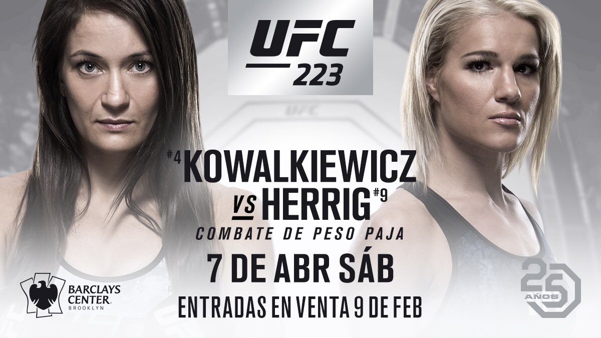 Poster/affiche UFC 223 - New York