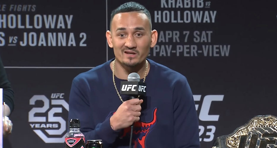 Max Holloway contre Khabib Nurmagomedov