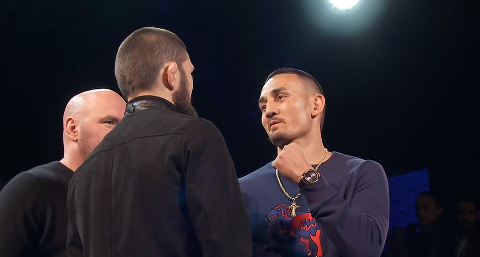 Max Holloway contre Khabib Nurmagomedov