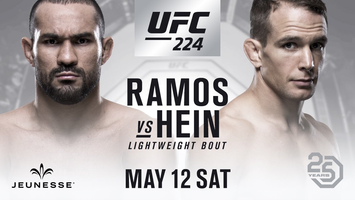 Poster/affiche UFC 224 - Rio de Janeiro