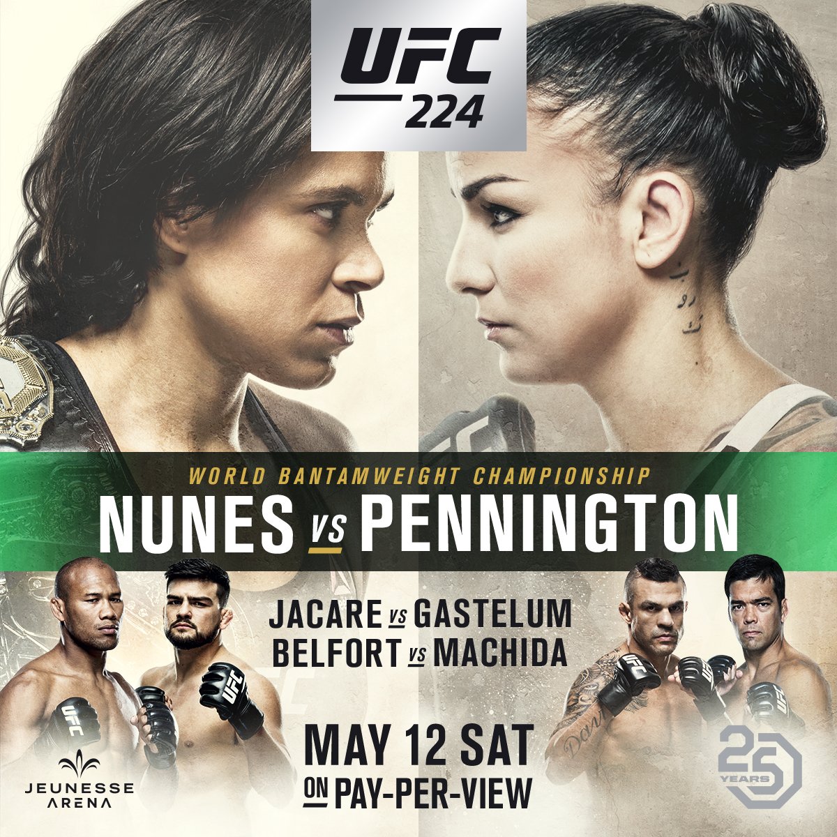 Poster/affiche UFC 224 - Rio de Janeiro