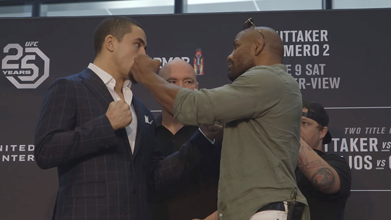 Robert Whittaker contre Yoel Romero