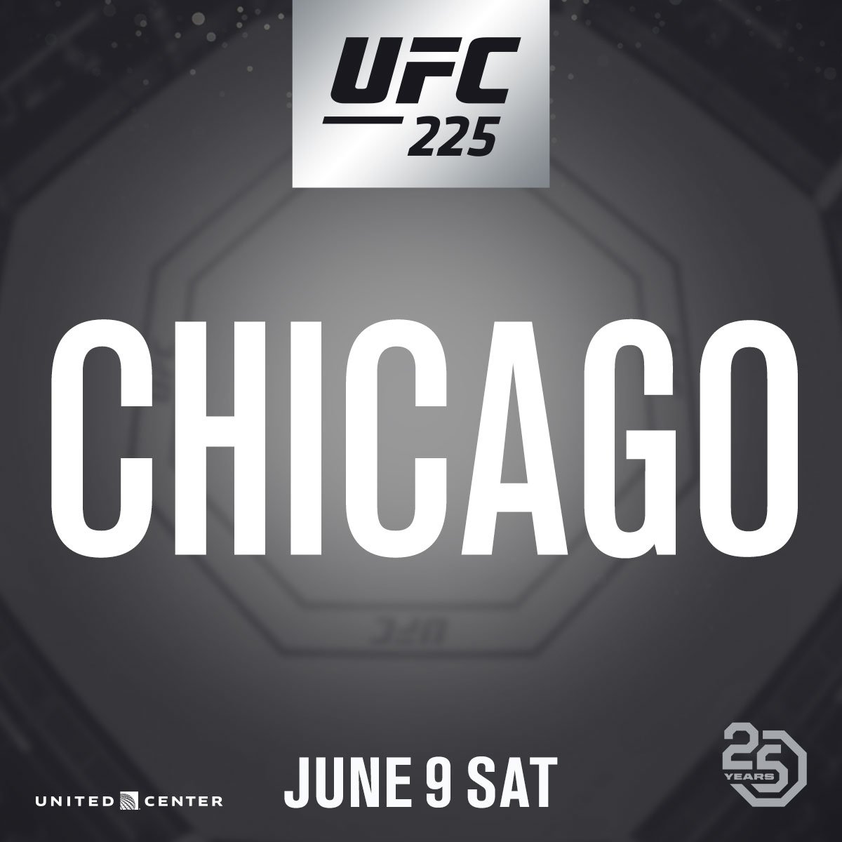 Poster/affiche UFC 225 - Chicago