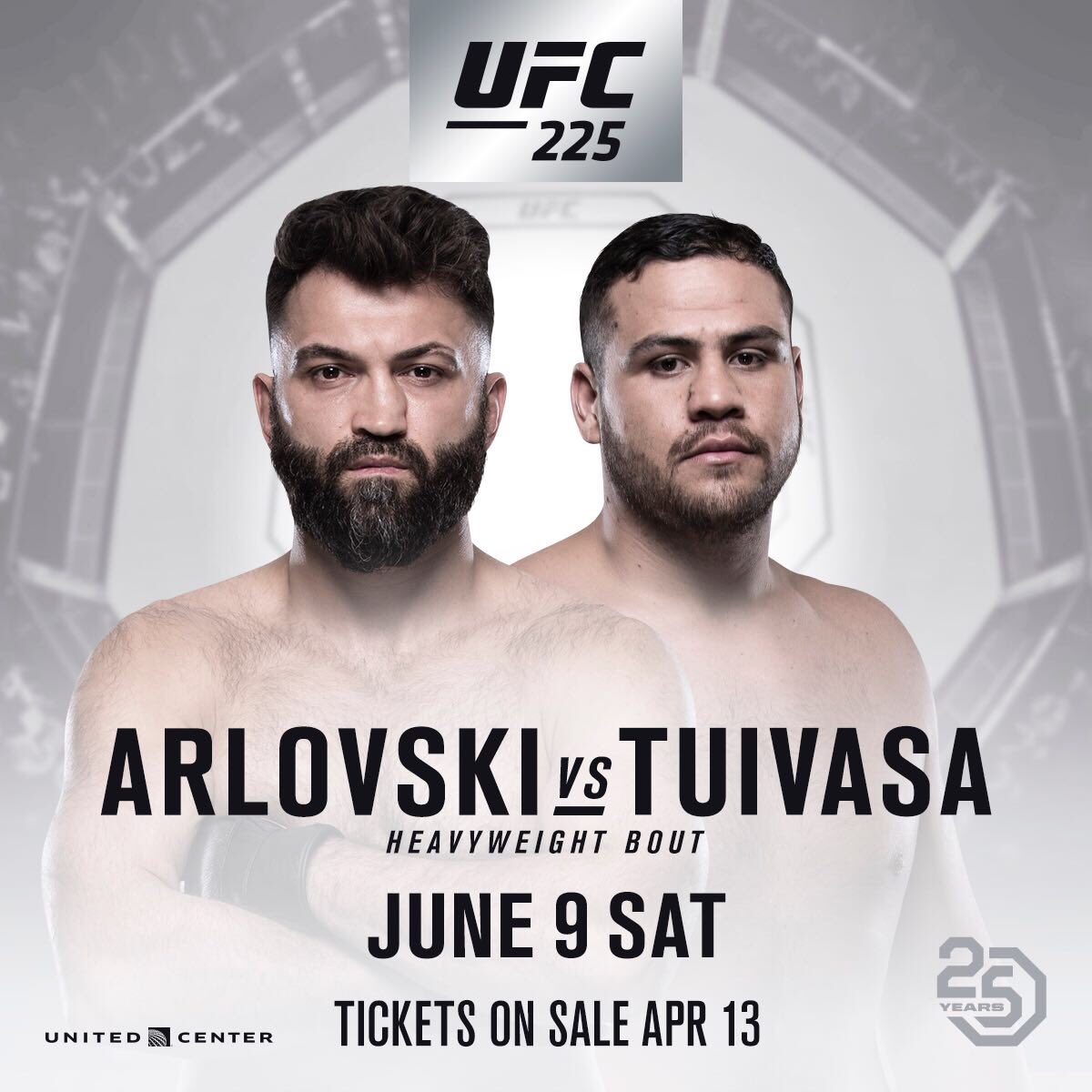 Poster/affiche UFC 225 - Chicago