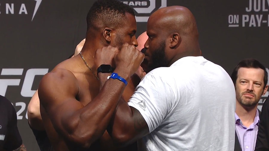 Francis Ngannou contre Derrick Lewis