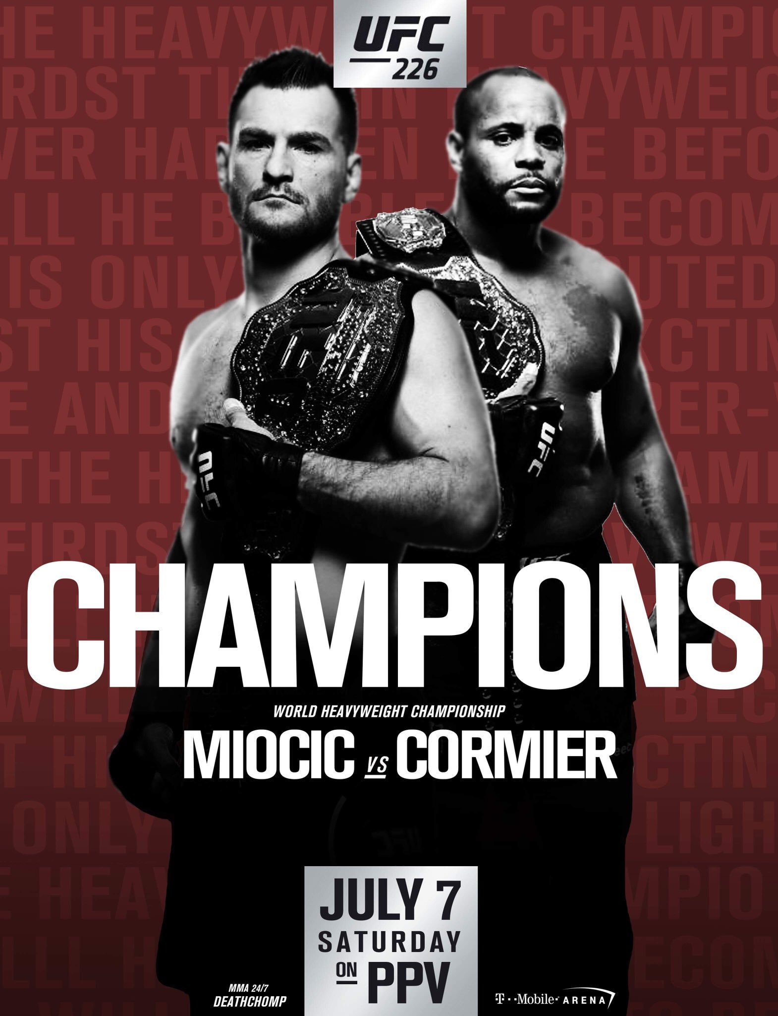 Poster/affiche UFC 226