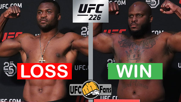 Francis Ngannou contre Derrick Lewis