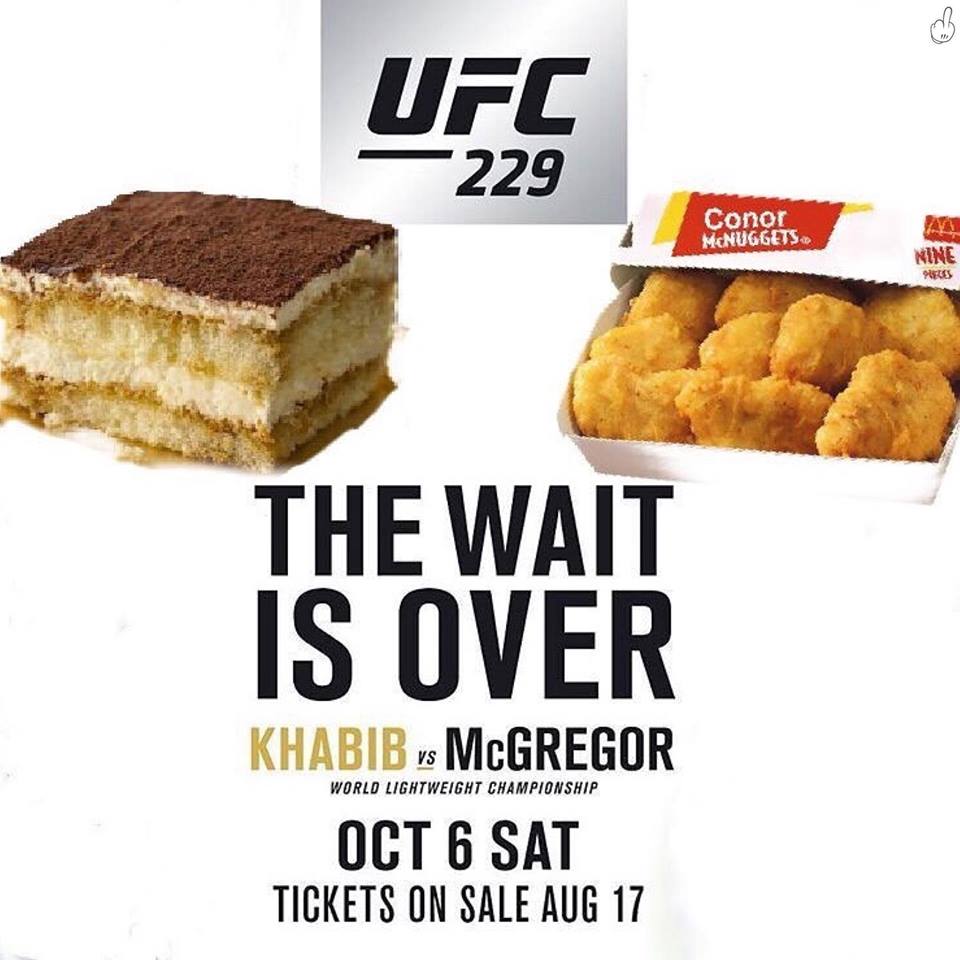 Poster des fans UFC 229