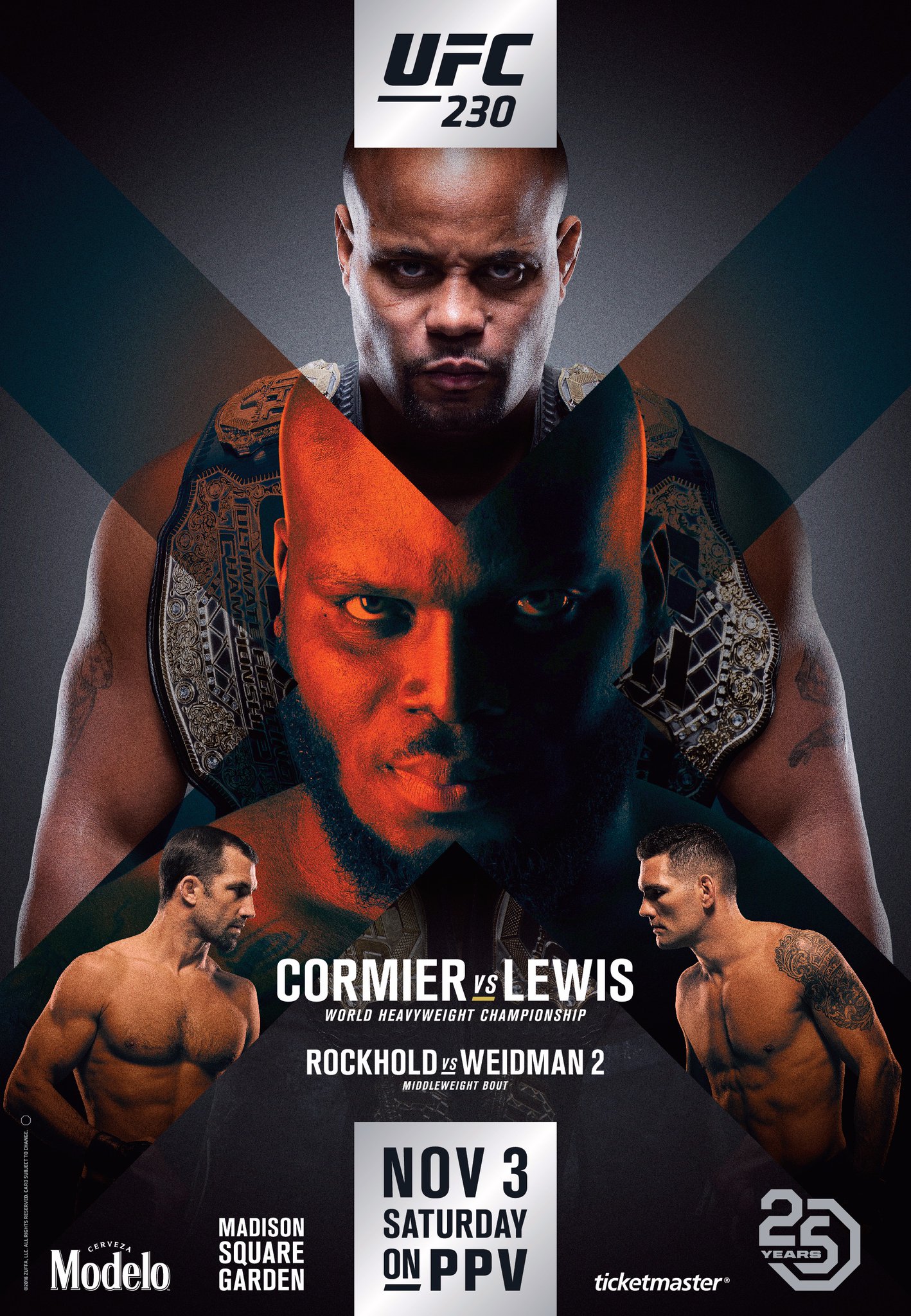 Poster/affiche UFC 230