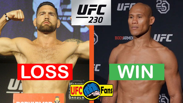 Chris Weidman contre Ronaldo Souza