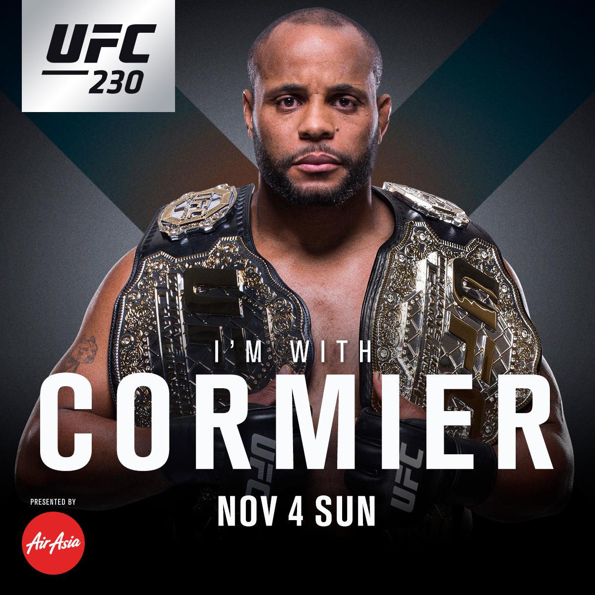 UFC 230 - Daniel Cormier contre Derrick Lewis