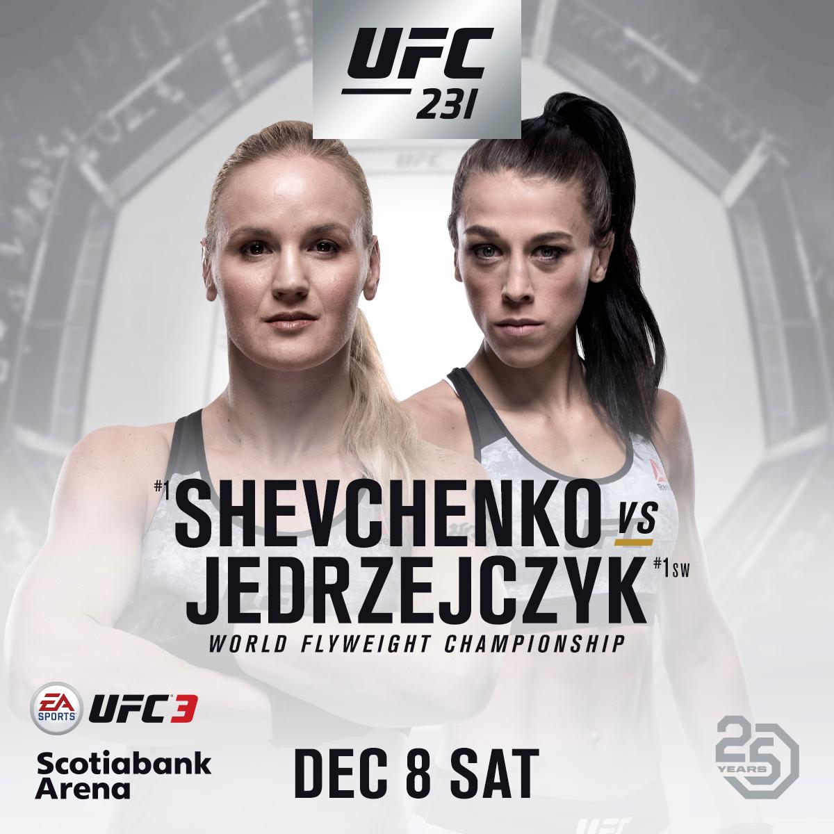 Poster/affiche UFC 231