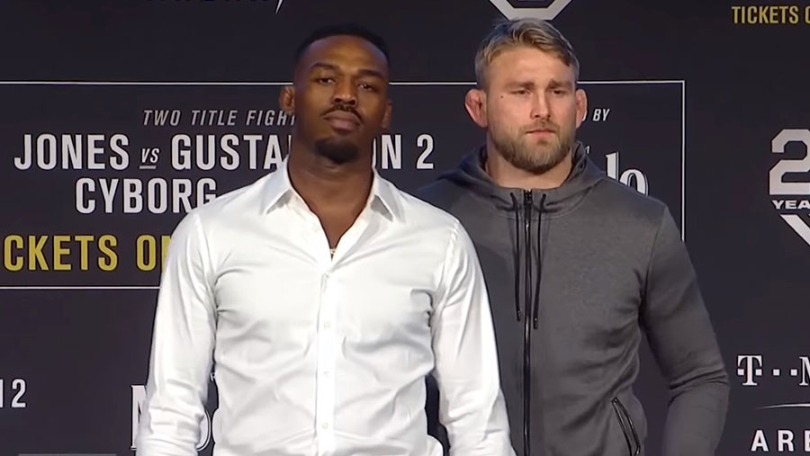 Jon Jones contre Alexander Gustafsson