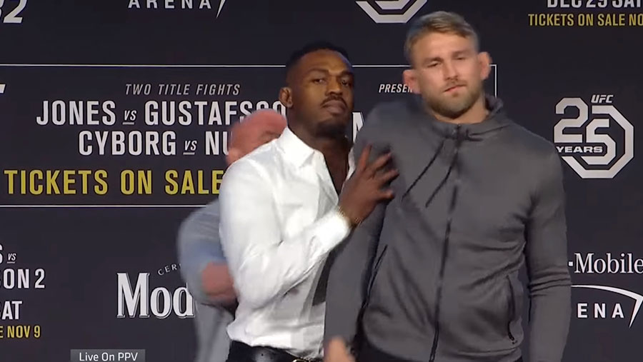 Jon Jones contre Alexander Gustafsson