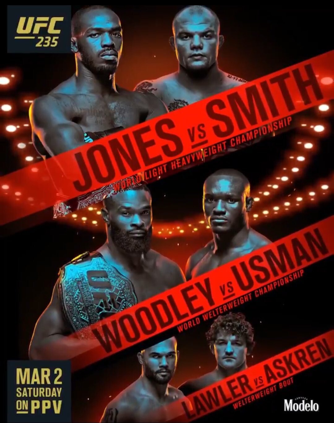 Poster/affiche UFC 235