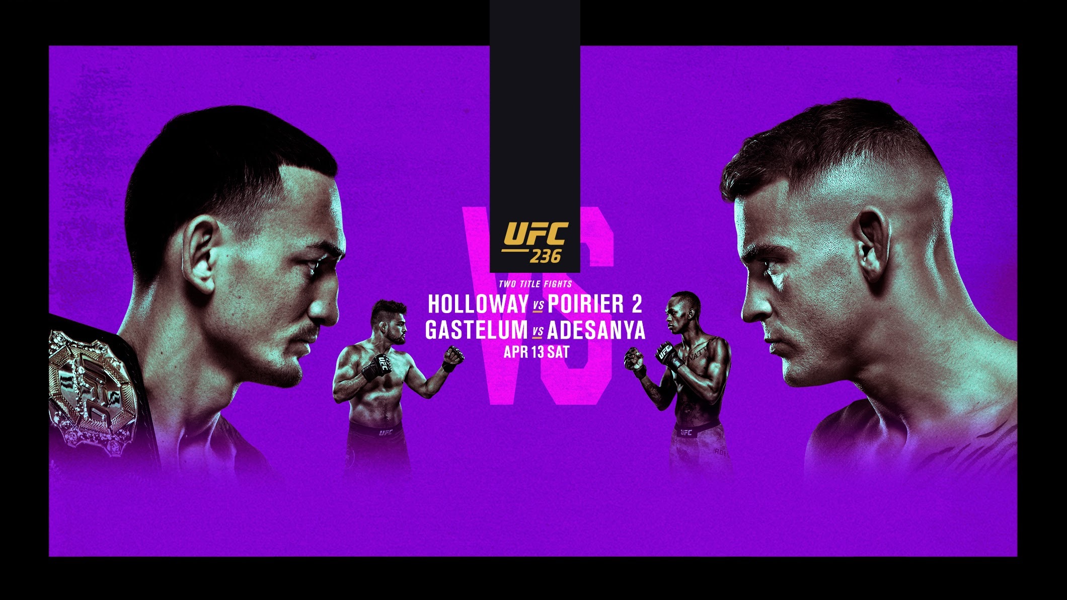 Poster/affiche UFC 236