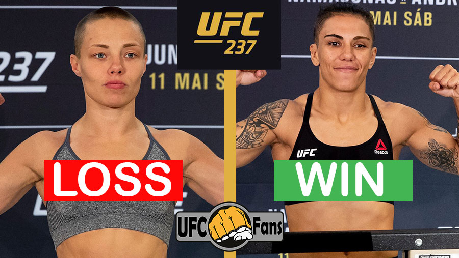 Rose Namajunas contre Jessica Andrade