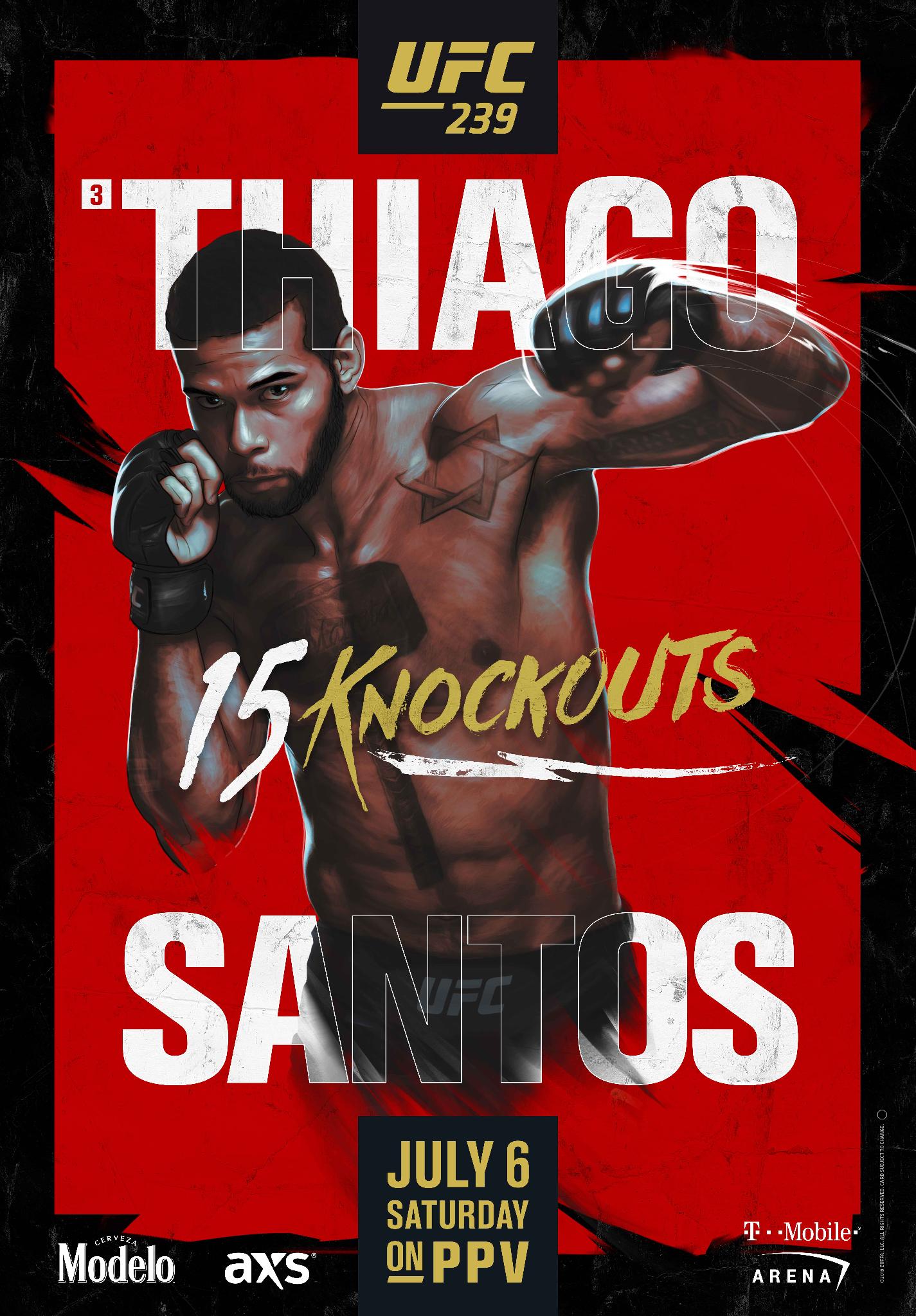 Poster/affiche UFC 239