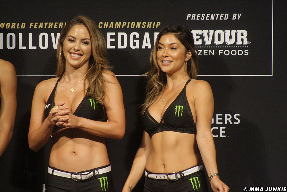 UFC 240 Octagon girls