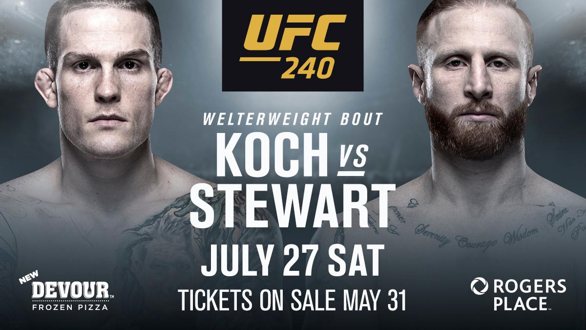 Poster/affiche UFC 240