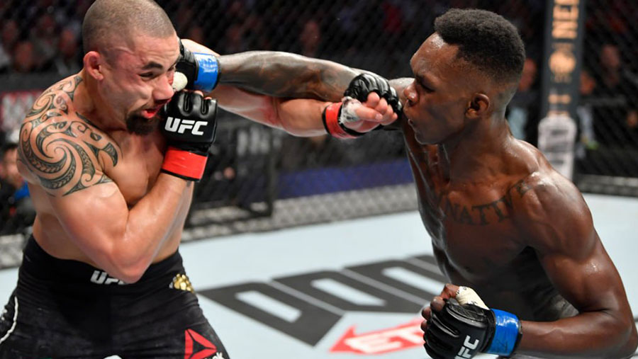 Robert Whittaker contre Israel Adesanya