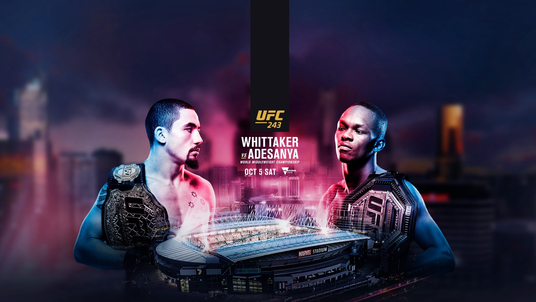 UFC 243 - Poster affiche