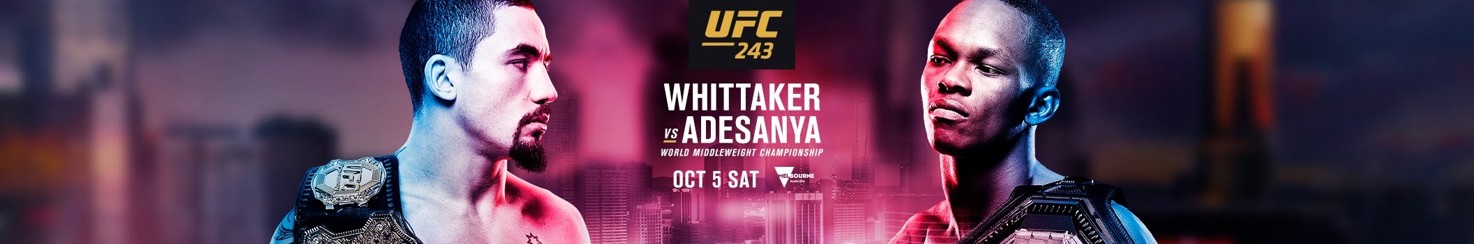 UFC 243 - Poster affiche