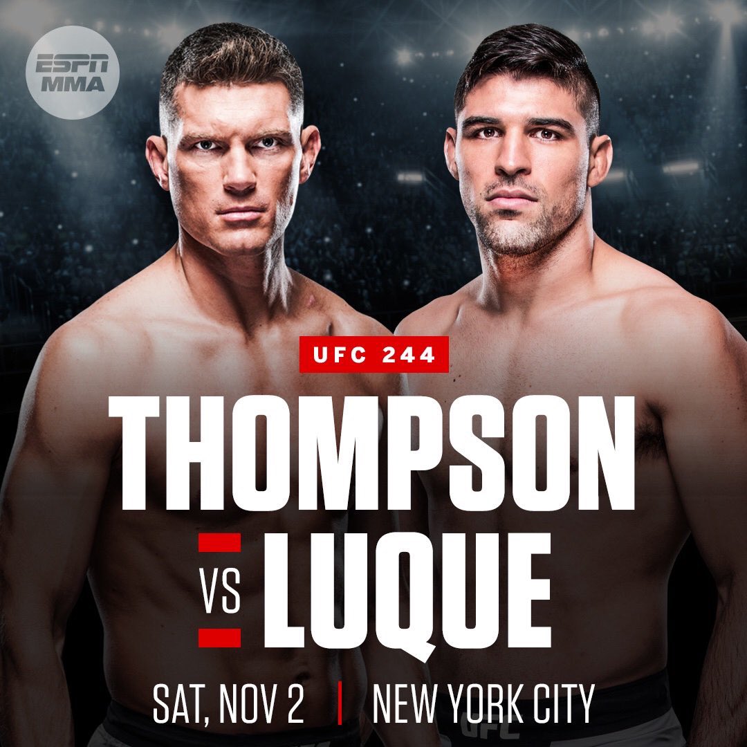 UFC 244-  Poster affiche