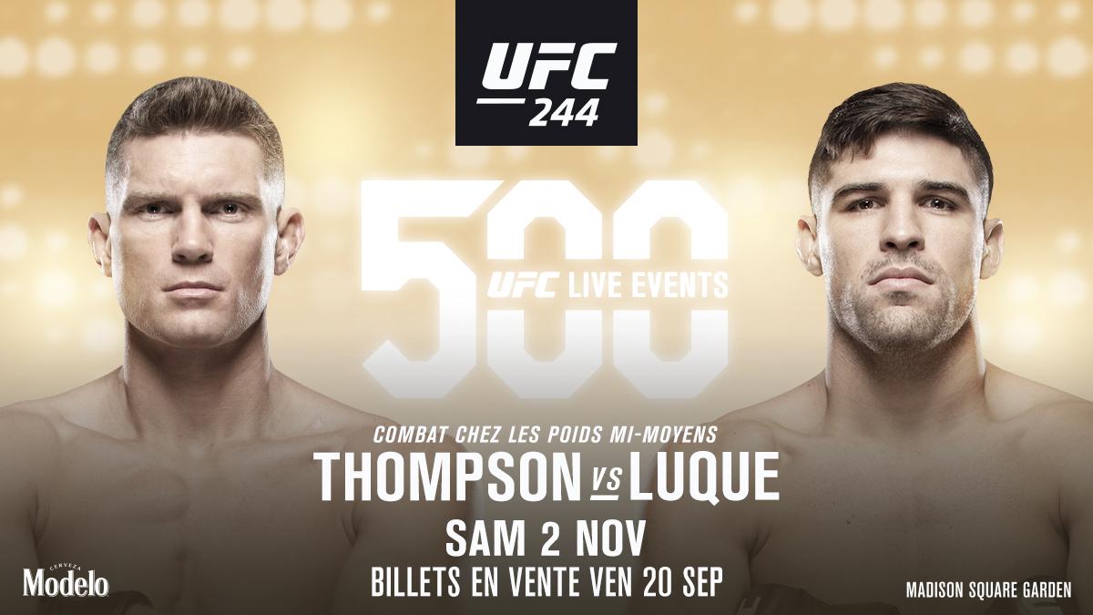 UFC 244-  Poster affiche