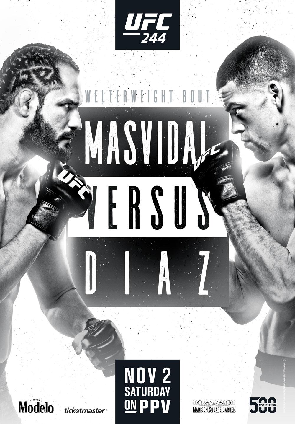 UFC 244-  Poster affiche
