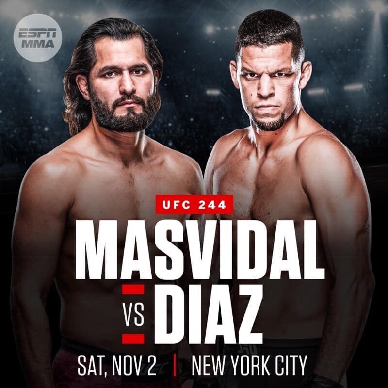 UFC 244-  Poster affiche