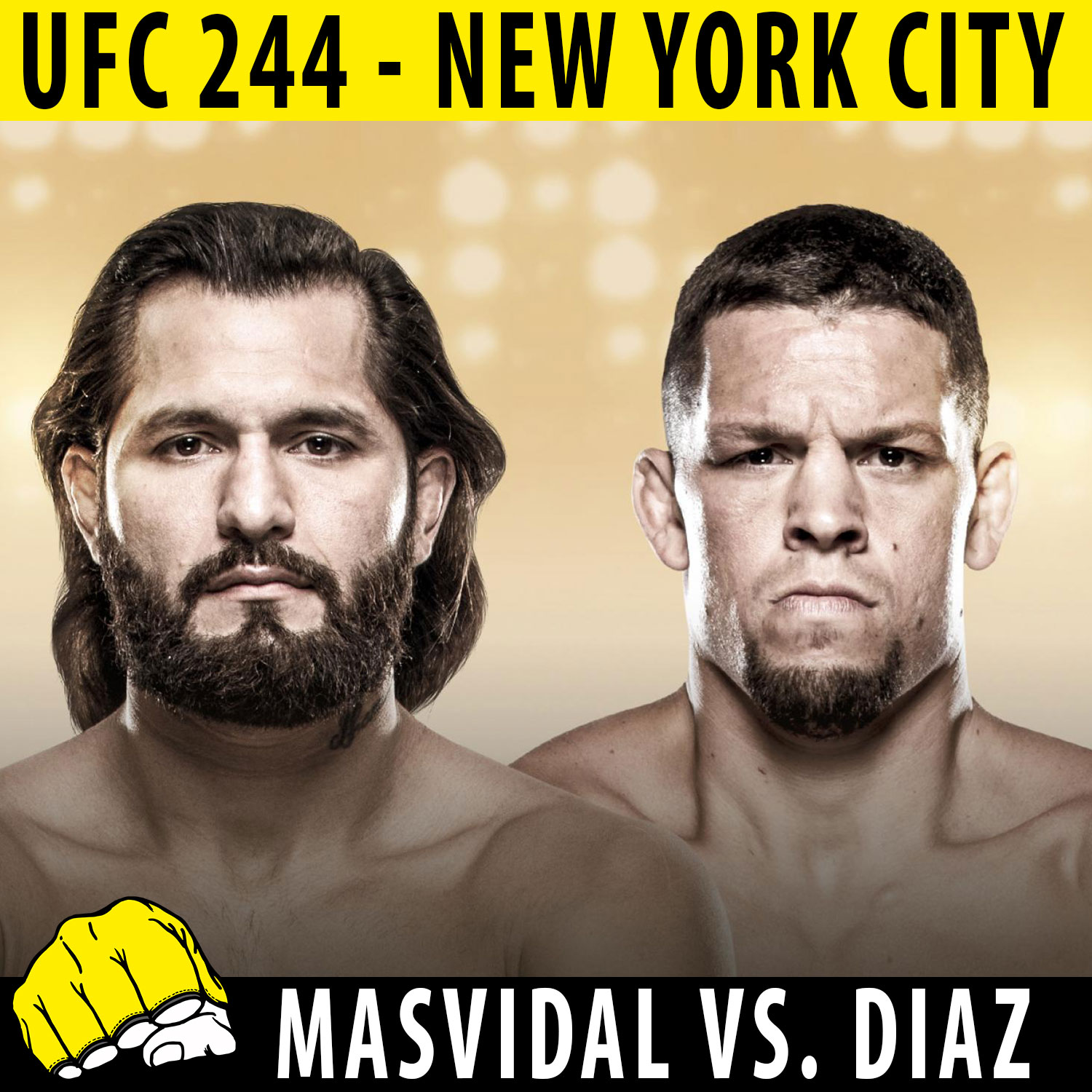 UFC 244-  Poster affiche