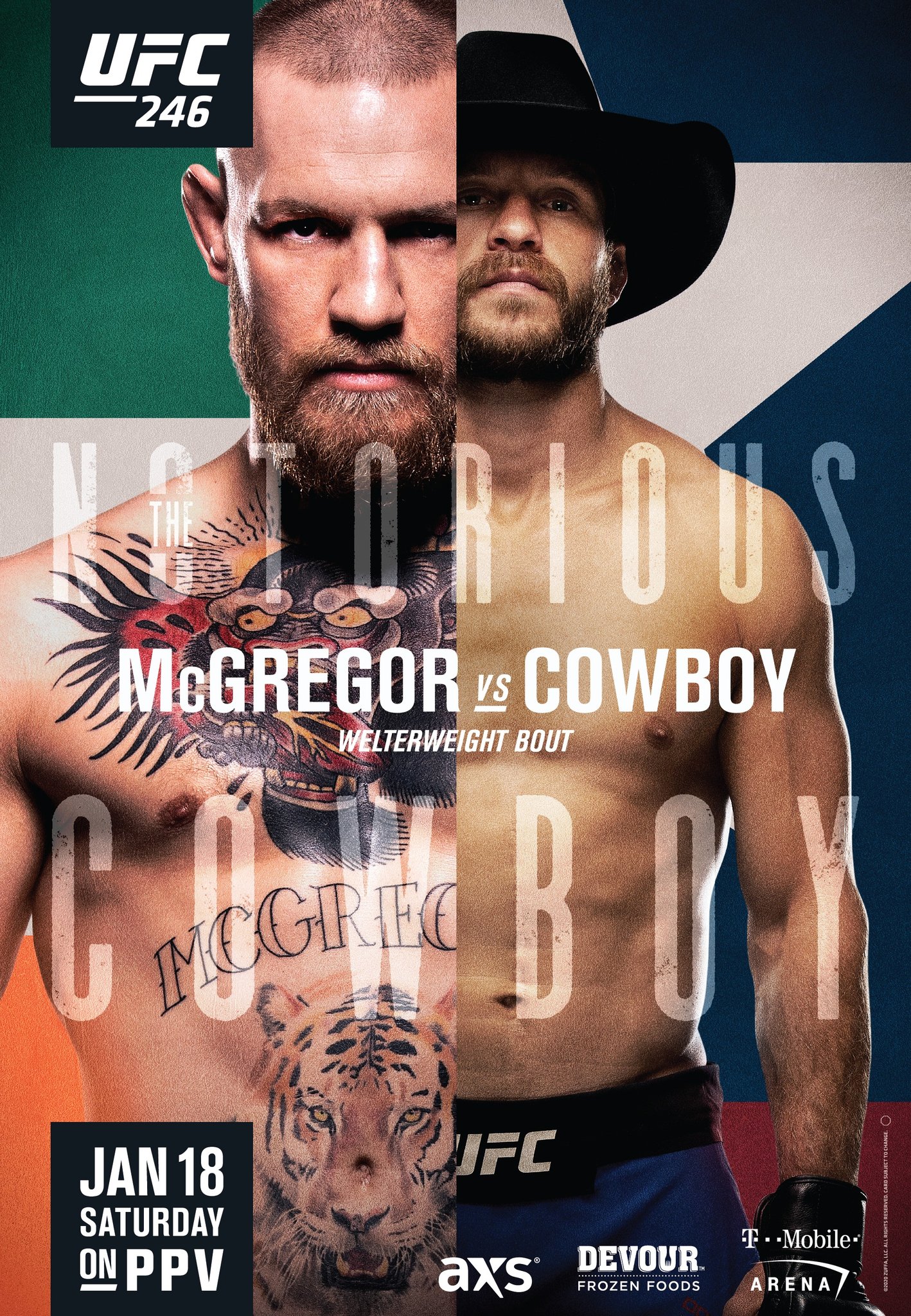 UFC 246 -  Poster affiche