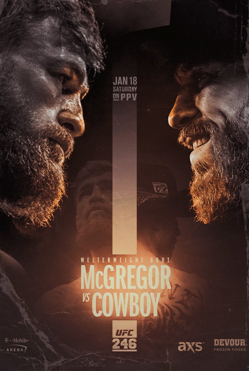 UFC 246 -  Poster affiche