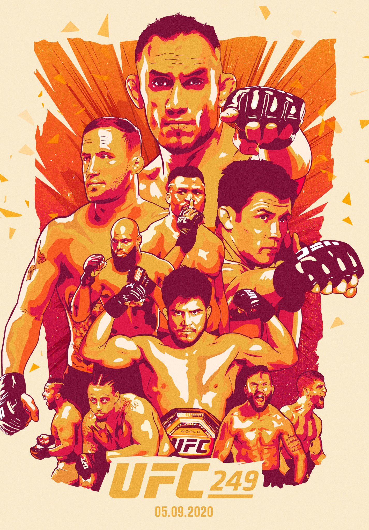 UFC 249 -  Poster affiche