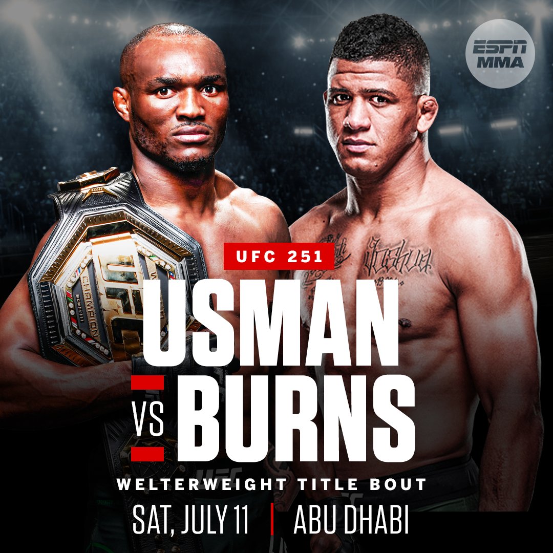 UFC 251 - Abu Dhabi - Poster et affiche