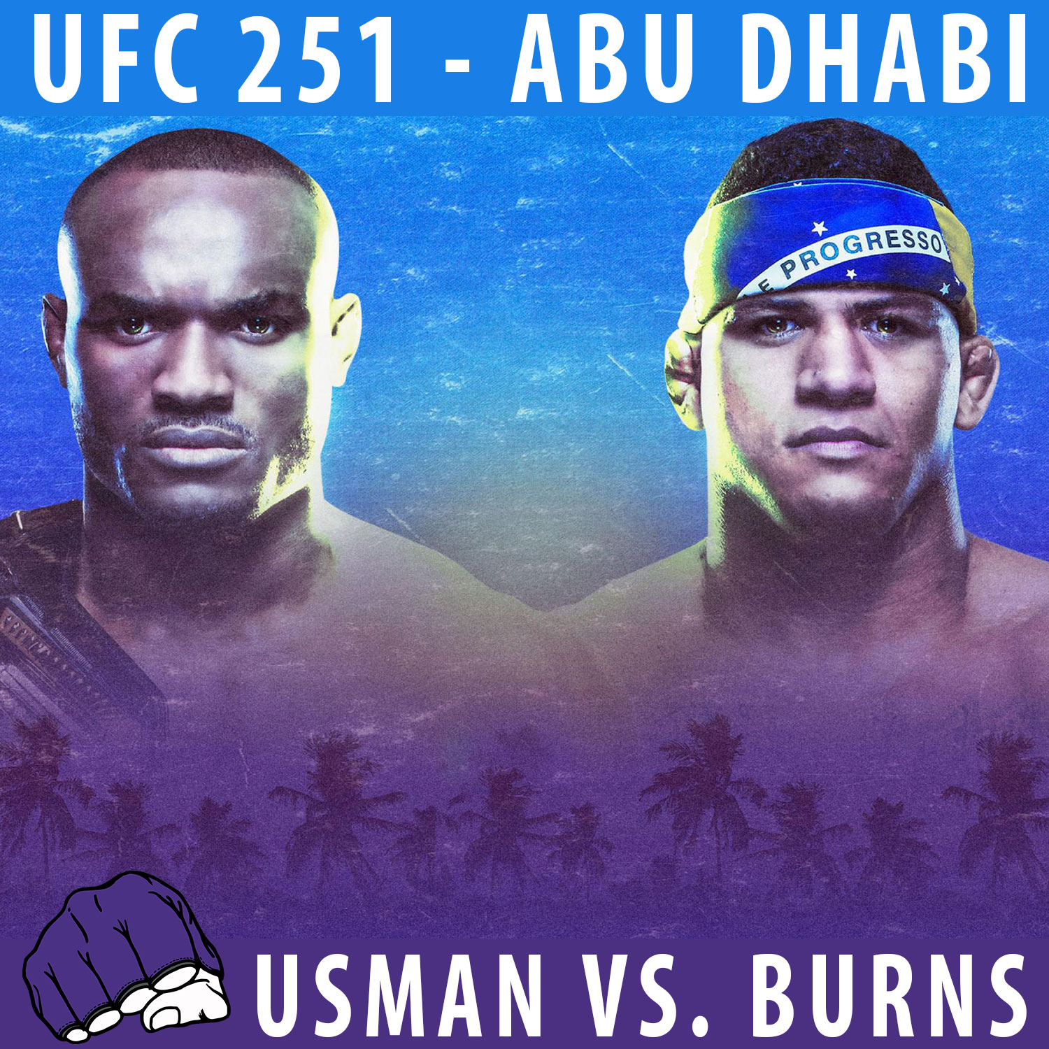 UFC 251 - Abu Dhabi - Poster et affiche