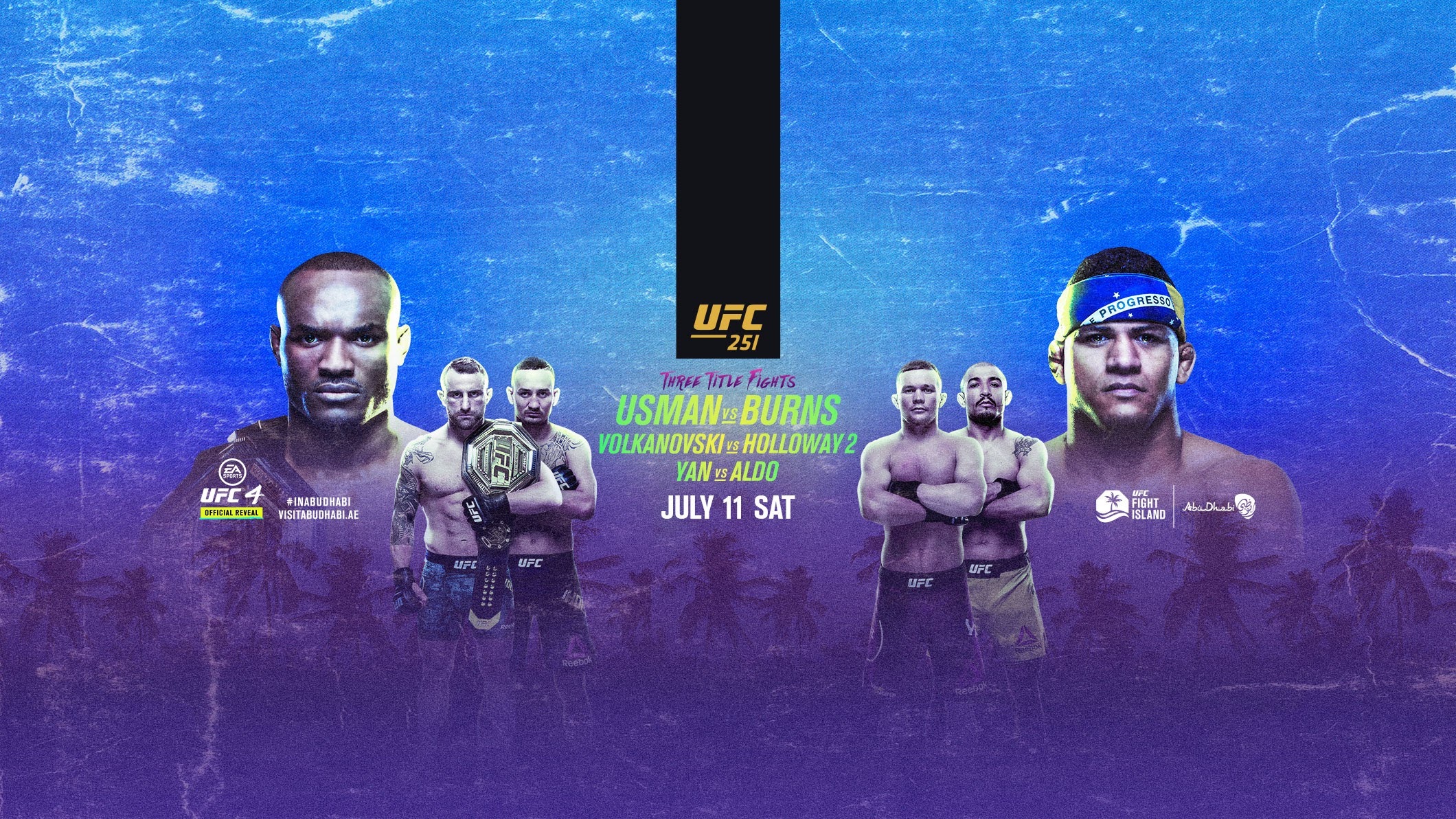 UFC 251 - Abu Dhabi - Poster et affiche