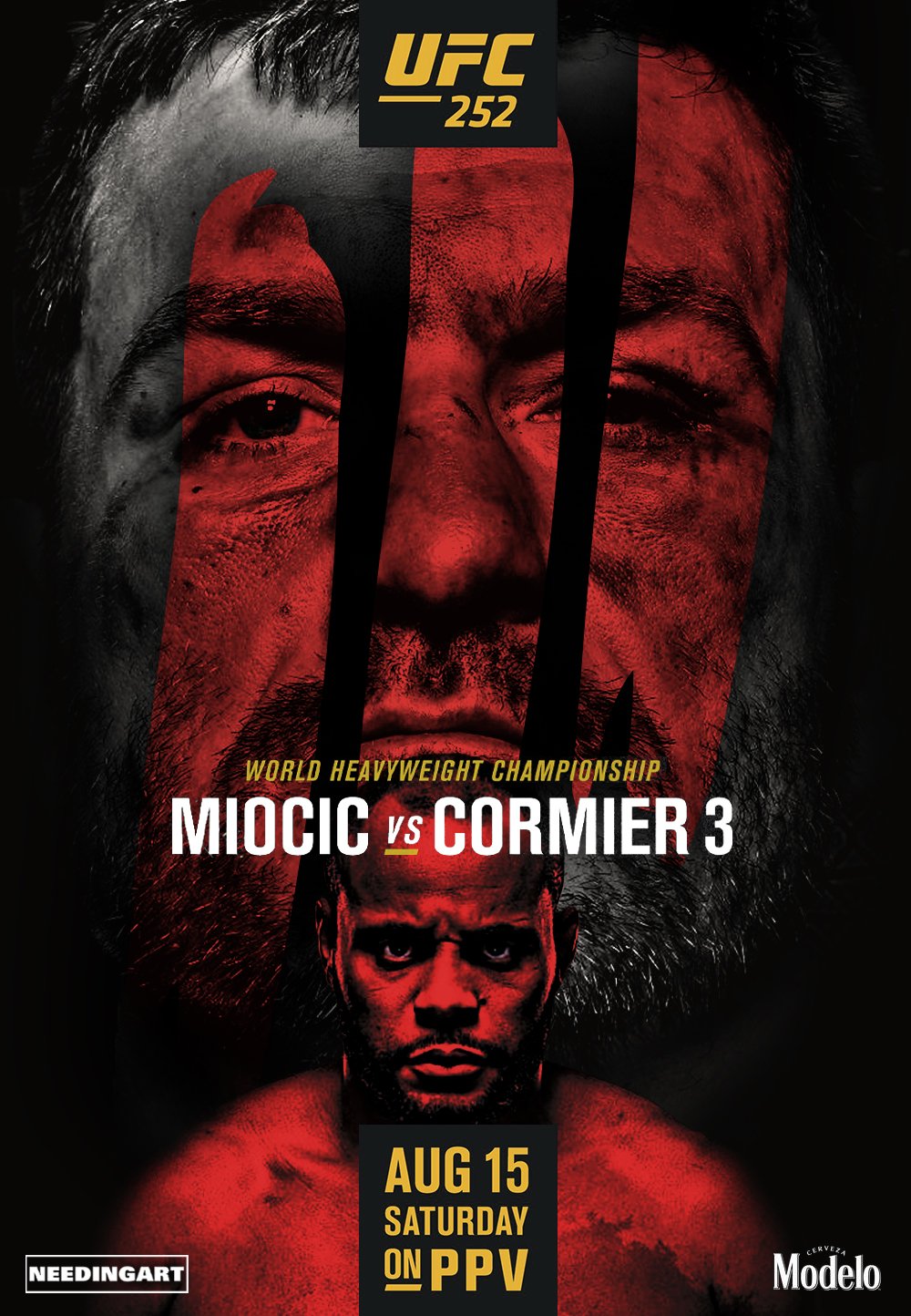 UFC 252 - Las vegas - Poster et affiche