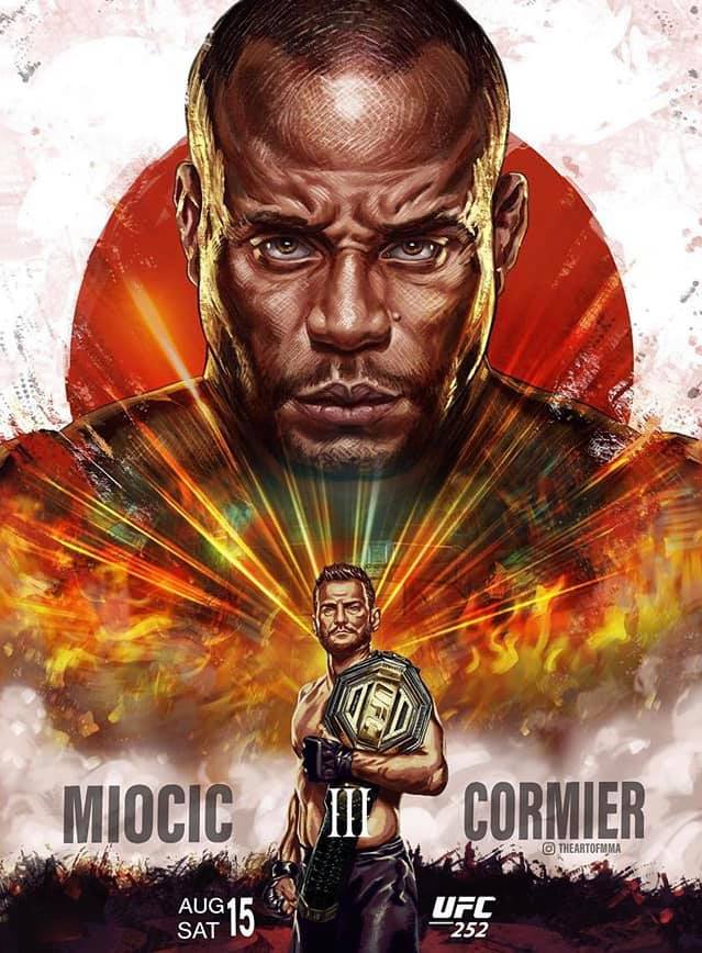 UFC 252 - Las vegas - Poster et affiche