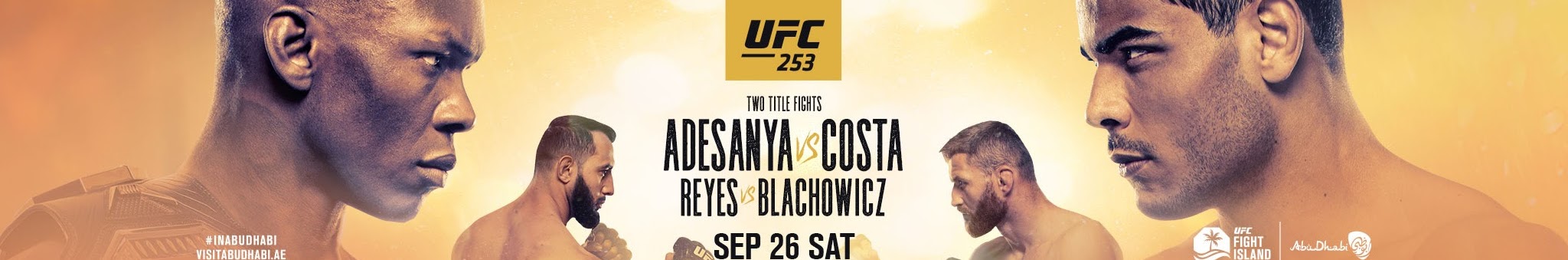 UFC 253 - Abu Dhabi  - Poster et affiche