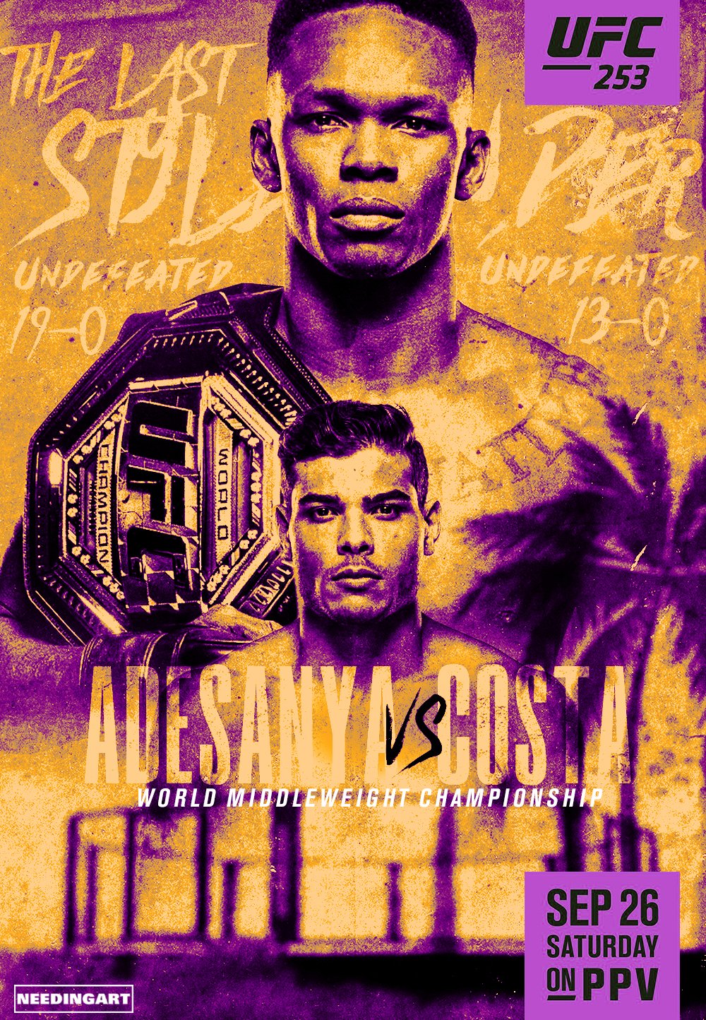 UFC 253 - Abu Dhabi  - Posters des fans