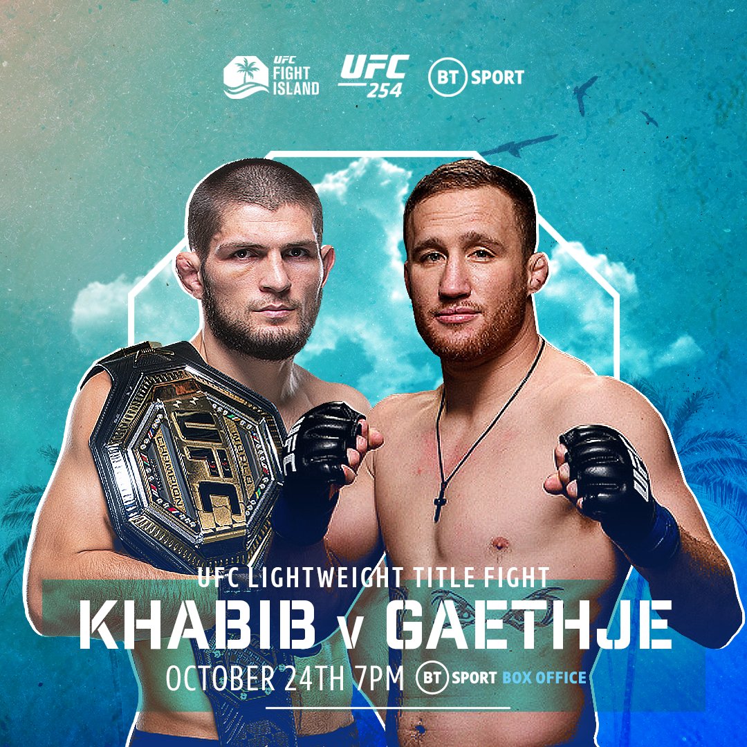 UFC 254 - Abu Dhabi  - Poster et affiche