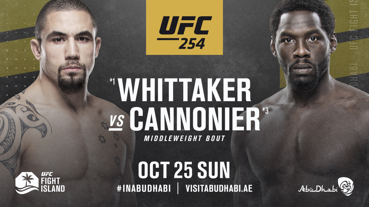 UFC 254 - Abu Dhabi  - Poster et affiche