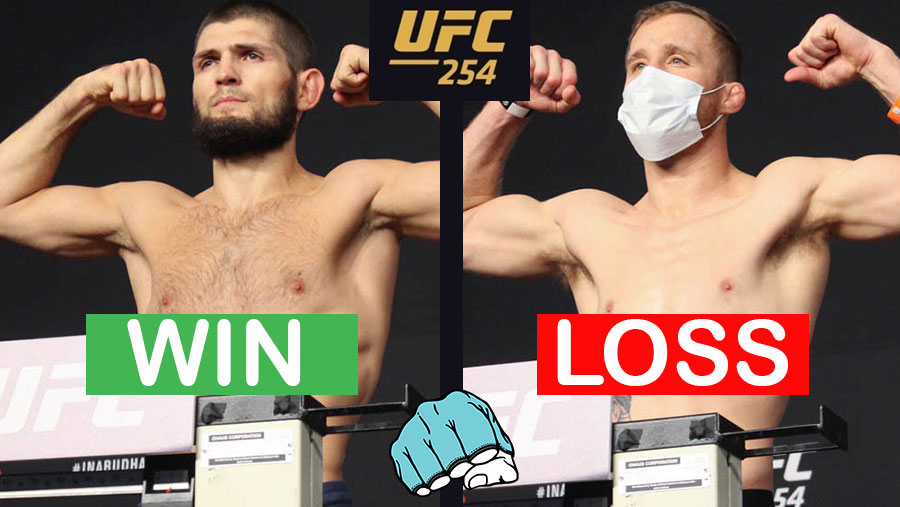 UFC 254 - Khabib Nurmagomedov contre Justin Gaethje