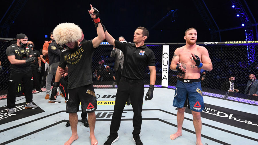 UFC 254 - Khabib Nurmagomedov contre Justin Gaethje