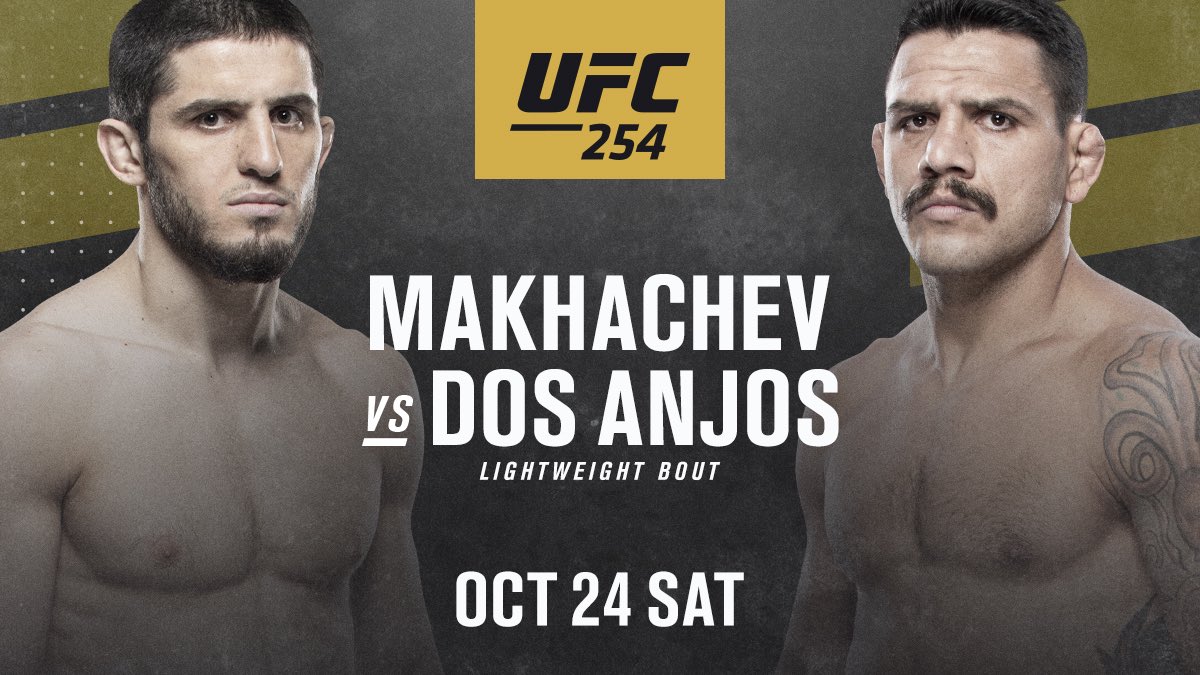 UFC 254 - Abu Dhabi  - Poster et affiche