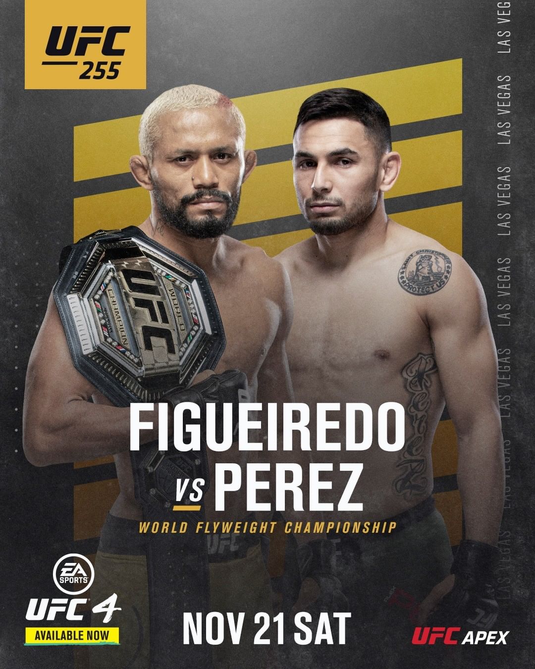 UFC 255 - Las Vegas  - Poster et affiche