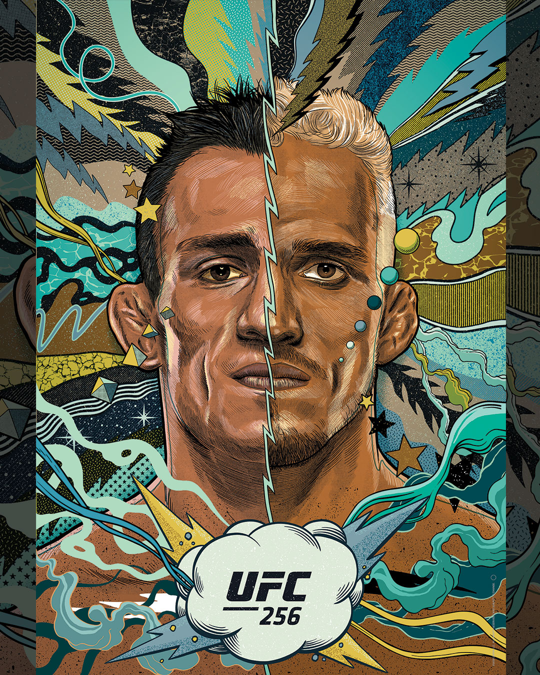 UFC 256 - Las Vegas  - Poster et affiche